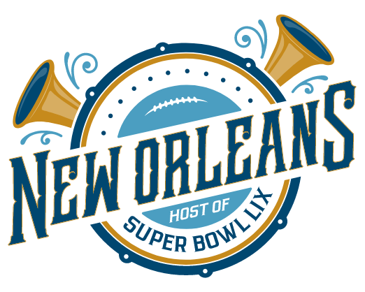 New Orleans: Host of Super Bowl LIX logo