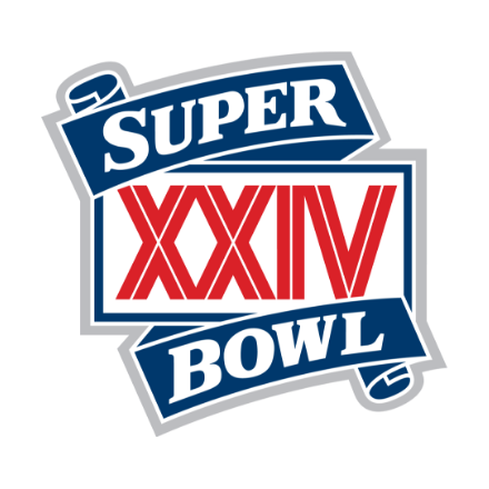 Super Bowl XXIV logo