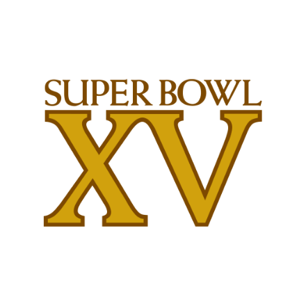 Super Bowl XV logo